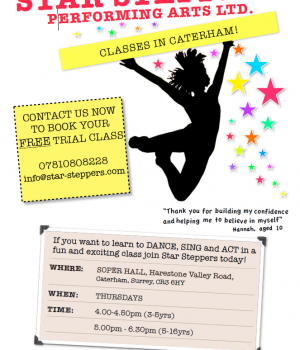 Star Steppers flyer